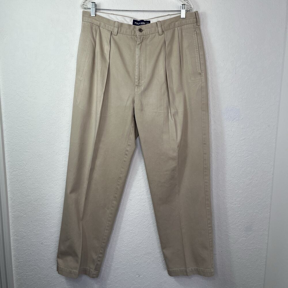 Polo Golf Ralph Lauren Classic Golf Pant Khaki Size 36x30, Polo patch in back